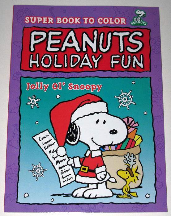 Jolly Ol’ Snoopy & Woodstock Coloring Book - CollectPeanuts.com
