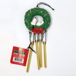 Snoopy in Wreath Mini Wind Chime