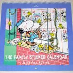 Peanuts Family Sticker Calendar – September 1993-January 1995