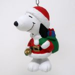 Santa Snoopy Ornament