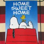 Snoopy & Woodstock ‘Home Sweet Home’ Mini Flag