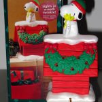 Snoopy and Woodstock on Doghouse Stocking Holder