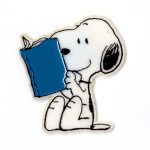 Snoopy Reading Book Magnet