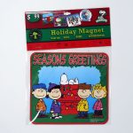 Peanuts Gang around Doghouse ‘Seasons Greetings’ Magnet