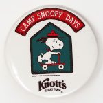 Snoopy on scooter ‘Camp Snoopy Days’ Button