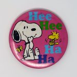 Snoopy and Woodstock laughing Mini Mirror