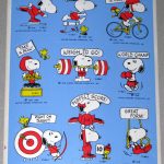 Snoopy Belle and Woodstock Olympic Sports Theme Stickers
