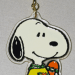 Snoopy Skateboarder Keychain