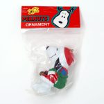 Santa Snoopy Carrying Green Sack Ornament