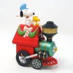 Snoopy & Woodstock on train engine Ornament