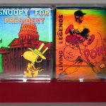 Charlie Brown and Snoopy for President Hologram Cards Display