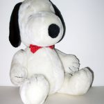 Jointed Snoopy with Bow Tie Plush Toy