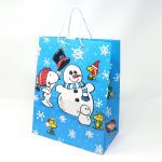 Snoopy & Woodstocks Making A Snowman Gift Bag
