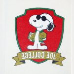 Snoopy Joe College T-Shirt Transfer