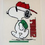 Snoopy wearing backpack T-shirt Transfer