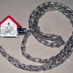 Snoopy Combination Lock & Chain – Silver Glitter