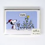 Snoopy & Woodstock in a pear tree Christmas Cards