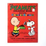 Vintage Artcraft Charlie Brown Coloring Book