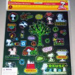 Snoopy & Woodstock Green Earth Day 27 Stickers
