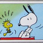 Snoopy and Woodstock scared Sticker – #45