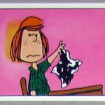 Peppermint Patty at Desk Sticker – #247