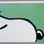Snoopy head Sticker #275