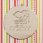 Santa Snoopy & Snowmen Christmas Ornament