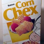 Peanuts 40th Anniversary Corn Chex Box