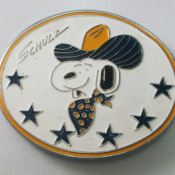 Snoopy Cowboy Belt Buckle