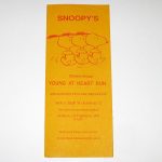 Snoopy's Young at Heart Run Brochure