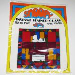 Snoopy on Doghouse Instant Stained Glass