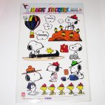 Snoopy & Woodstock Magic Stickers Window Clings