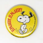 Snoopy Dancing "Enjoy" Button