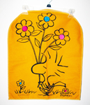 Woodstock holding flowers Pajama Bag