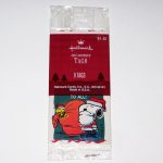 Santa Snoopy & Woodstock with Bag of Gifts Christmas Gift Tags