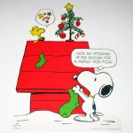 Snoopy & Woodstock hanging Christmas Stockings Decoration