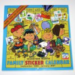 Snoopy & Woodstock School Year Calendar - 1999-2001