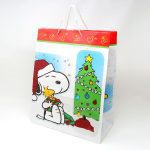 Snoopy, Woodstock and Charlie Brown Christmas Gift Bag