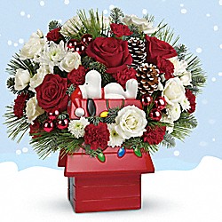 Send Christmas Cheer with Peanuts and Teleflora