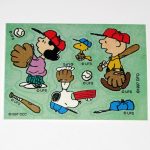 Peanuts Baseball Stickers
