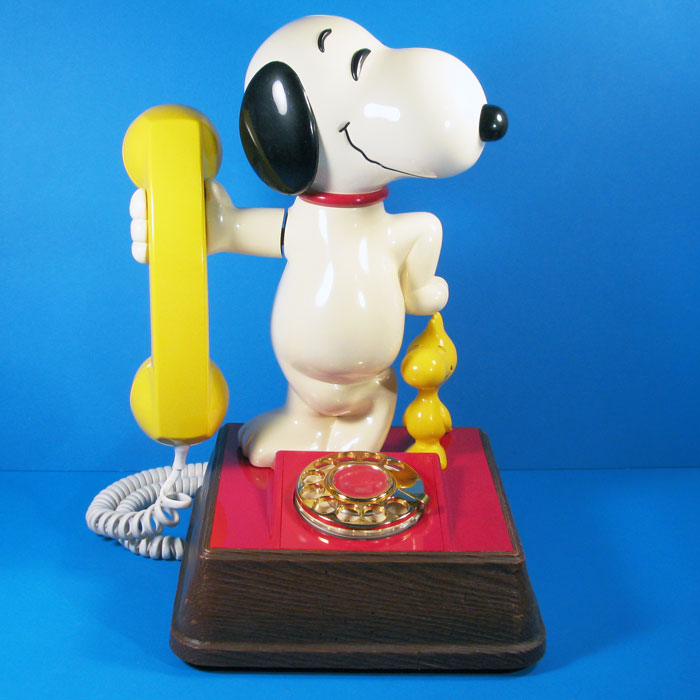 Snoopy Telephone - Gold Dial Phone