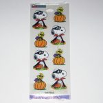 Snoopy and Woodstock Halloween Stickers
