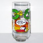 Snoopy Morning People McDonald's Camp Snoopy Glass