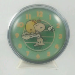 Football Snoopy Clock by Equity