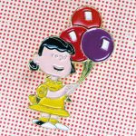 Lucy with Balloons Pin