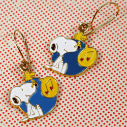 Click to view Snoopy & Woodstock Earrings