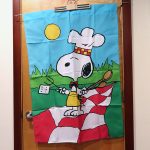Bar-B-Q Snoopy Large Flag