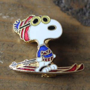 Snoopy Ski Pin