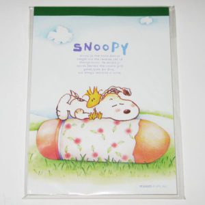 Snoopy and Woodstock Napping Note Pad