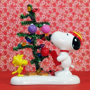 Snoopy & Woodstock Caroling Christmas Figurine